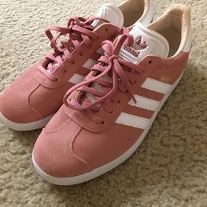 Pink Adidas Gazelle Sneakers